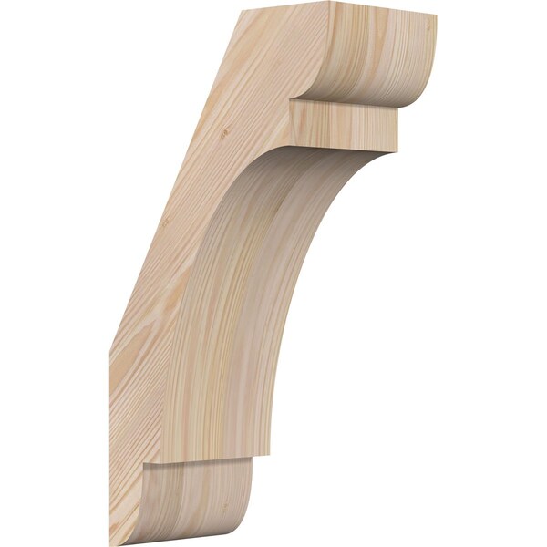 Ekena Millwork 5 1/2"W x 10"D x 18"H Olympic Smooth Knee Brace, Douglas Fir BRC06X10X18OLY00SDF - main